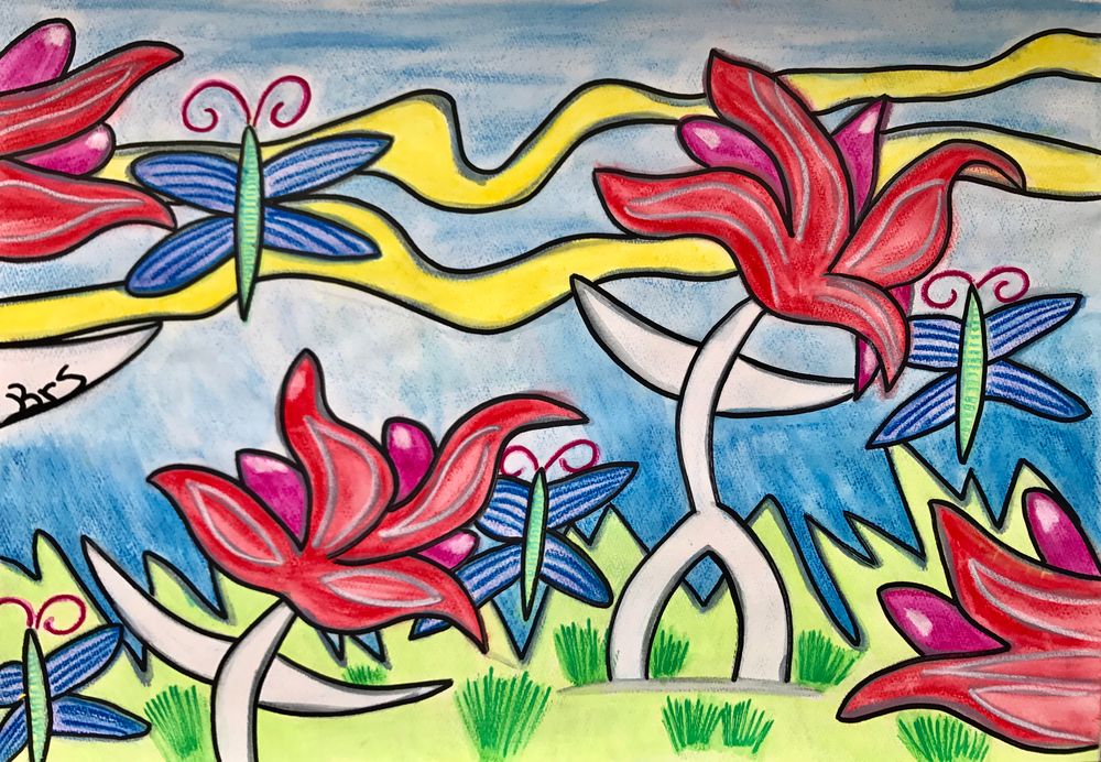 Flight of the Crimson Blooms