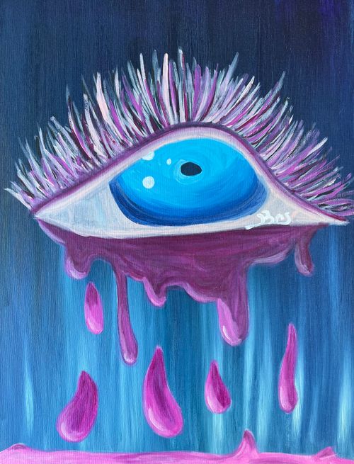 Vision in Magenta Tears
